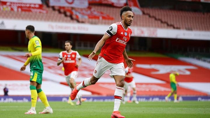 Cetak Gol Melawan Norwich, Aubameyang Pecahkan Rekor Klub