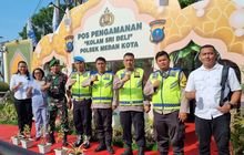 Babinsa Koramil 0201-04/MK Laksanakan Kegiatan Pam Medan Mall & Taman Seri Deli