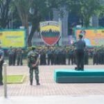 Kasdim 0201/Medan Pimpin Apel Cuti Gelombang Ke-II Hari Raya Idul Fitri