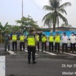 Babinsa Sertu Gunadi Jaga Posko Idul Fitri 1444 H Ciptakan Suasana Kondusif