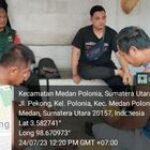 Babinsa Koramil 0201-05/MB bersama Kepala Lingkungan Sambangi Poskamling Lingkungan VI Kelurahan Polonia untuk Tingkatkan Keamanan