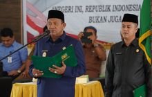 Syah Afandin Kukuhkan Paskibraka Kabupaten Langkat