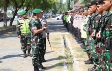 Dandim Letkol Arm Ketut Wira Purnawan Siagakan Pasukan Jelang Kunjungan Wapres