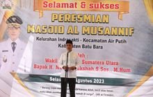 Ijeck Resmikan Masjid Al-Musannif Kedua di Kabupaten Batubara