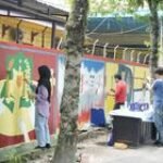 Ketika Pagar Tembok Kantor Camat Medan Helvetia “Dicoret-coret” Seniman…