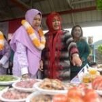 Ketua TP PKK Sumut Monitoring dan Evaluasi Lomba PKK di Desa Silima Kuta