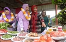 Ketua TP PKK Sumut Monitoring dan Evaluasi Lomba PKK di Desa Silima Kuta