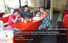 Babinsa Sertu Oman Abdurahman Jalin Komunikasi Sosial dengan Pemuda di Kelurahan Hamdan