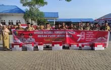 Sambut HUT ke-78 Kemerdekaan RI, Pemkab Batu Bara Bagikan Ribuan Bendera