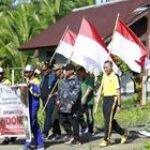 Guna Meriahkan HUT Ke-78 RI, Pemda Kabupaten Sarmi Gelar Jalan Santai & Kerja Bhakti