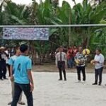 Semarakan Peringatan HUT RI ke-78, Bapera Batu Bara Gelar Turnamen Bola Voli