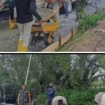 Kodim 0201/Medan Gelar Kegiatan Pra TMMD: Pengecoran Jalan Pasar Nipon Ujung Berjalan Lancar