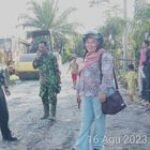 TMMD Kodim 0201/Medan: Pengecoran Jalan Sasar Lingkungan XIII Kelurahan Terjun