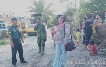 TMMD Kodim 0201/Medan: Pengecoran Jalan Sasar Lingkungan XIII Kelurahan Terjun