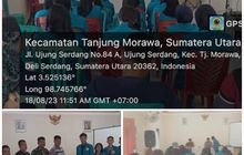 Perpisahan Mahasiswa KKN UNIMED dengan Desa Ujung Serdang: Babinsa Koramil 0201-16/TM Hadir dalam Acara