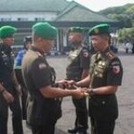 HUT ke-63 Rindam V/Brawijaya Diwarnai Prosesi Sertijab Dansecaba