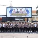 Letkol Arm Ketut Wira dan Kapolres Lamongan Apel Pasukan Operasi Zebra Semeru