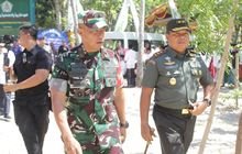 Pangdam Mayjen Farid Makruf Kawal Kedatangan Wapres RI di Bangkalan