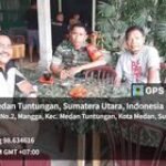 Babinsa Menjalin Silaturahmi Melalui Komsos di Wilayah Binaan di Medan