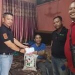 Kena Stroke, Ketua Pewarta Jenguk dan Bantu Rusdi Mantan Wartawan Posmetro