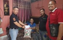 Kena Stroke, Ketua Pewarta Jenguk dan Bantu Rusdi Mantan Wartawan Posmetro