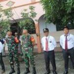 Serka S.Sitopu dan Babinsa Koramil 0201-08/MA Gelar Upacara Bendera di SMK Parulian 3 Medan