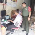 Babinsa Kodim 0201/Medan Mengecek Gudang Makanan Ringan Ciki Ciki di Medan