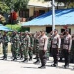 Satgas Pamrahwan Yonif 721/Makkasau Bersinergi