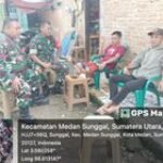 Babinsa Koramil 0201-06/MS Sambangi Warga Sambil Bercengkerama Halaman Rumahya