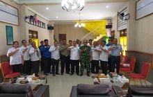 Danramil & Babinsa Koramil 0201-07/MT Coffee Morning di Kantor Camat Medan Selayang