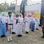 Batituud Koramil 0201-10/MM Pelda Lamsihar Simatupang Bimbel Baris-berbaris