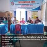 Babinsa Koramil 0201-14/PB Serka David Manulang Hadiri Musyawarah RKP Desa Uruk Gedang 2024
