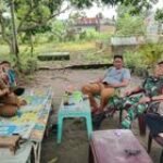 Tingkatkan Kerja Sama Yang Baik, Babinsa Komsos, Kepala Dusun & Masyarakat Desa Hamparan Perak