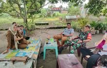 Tingkatkan Kerja Sama Yang Baik, Babinsa Komsos, Kepala Dusun & Masyarakat Desa Hamparan Perak