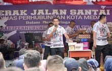 Peringati Harhubnas 2023, Seribuan Peserta Ikuti Gerak Jalan Santai Bersama Keluarga Dinas Perhubungan Medan