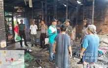 Danramil 0201-05/MB Bersama Muspika Medan Maimun Berikan Bantuan Kepada Warga Korban Kebakaran