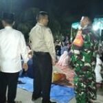 Babinsa Serka Rokhmad Monitoring Sholawatan Bersama Ustad Hadad Alwi