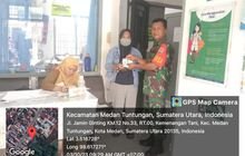 Babinsa Koramil 07/MT Kodim 0201/Medan, Serma Ph Sirait, Pendamping Pekan Pelayanan KB di Puskesmas Tuntungan
