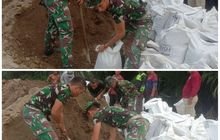 Berdayakan Karung Bekas Maksimalkan Pemasangan Bronjong Kawat