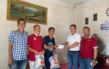 Jumat Barokah, Ketua Pewarta Jenguk Wartawan Senior Ismugiman dan Kasih Bantuan