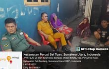 Serda Demarli Haloho & Kadus Ajak Warga Tidak Buang Sampah Sembarang Tempat