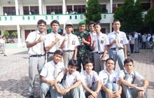 Babinsa Serka A Manihuruk & Sertu M Yusuf Monitor Kegiatan Hari Guru Sekolah Binaan