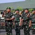 KASAD Jenderal Agus Subiyanto Pimpin Apel Kesiapan Pengamanan Pemilu 2024