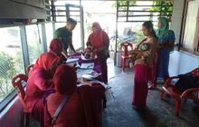 Babinsa Kelurahan Tj. Mulia Kodim 0201/MD Mendukung Posyandu Balita