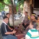 Jalin Silaturahmi, Babinsa Kelurahan Tanjung Mulia Sertu Sukirman & Bhabinkamtibmas Komsos Dengan Warga
