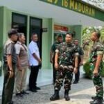 Danrem dan Dandim Letkol Arm Ketut Wira Sambangi Koramil Maduran