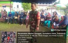 Babinsa Sertu Rokim & Koptu Sudiatman Lakukan Pendampingan Bantuan Beras Pemko Medan