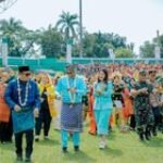 Meriahkan Hari Guru, Tarian Multietnis 10.000 Pahlawan Tanpa Tanda Jasa Medan Pecahkan Rekor Muri
