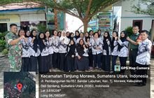 Babinsa Koramil 0201-16/TM Serda M Suyono & Serda J Sipahutar Monitoring Hari Guru Nasional SD 101877