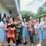 Babinsa Koramil 0201-05/MB Monitoring Peringatan Hari Guru Dan Cegah Tawuran Pelajar